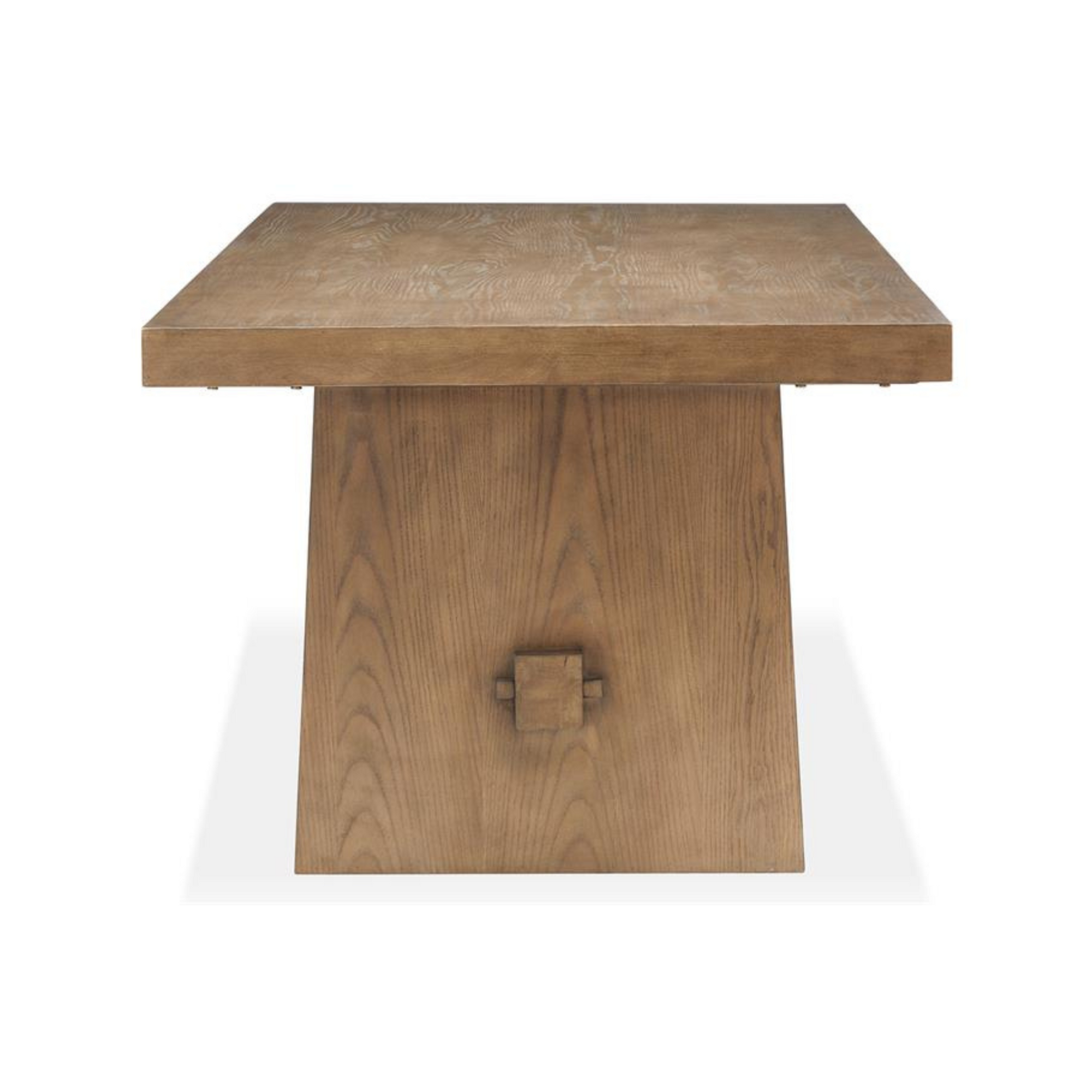Magnussen Home Lindon Belgian Wheat Trestle Dining Table