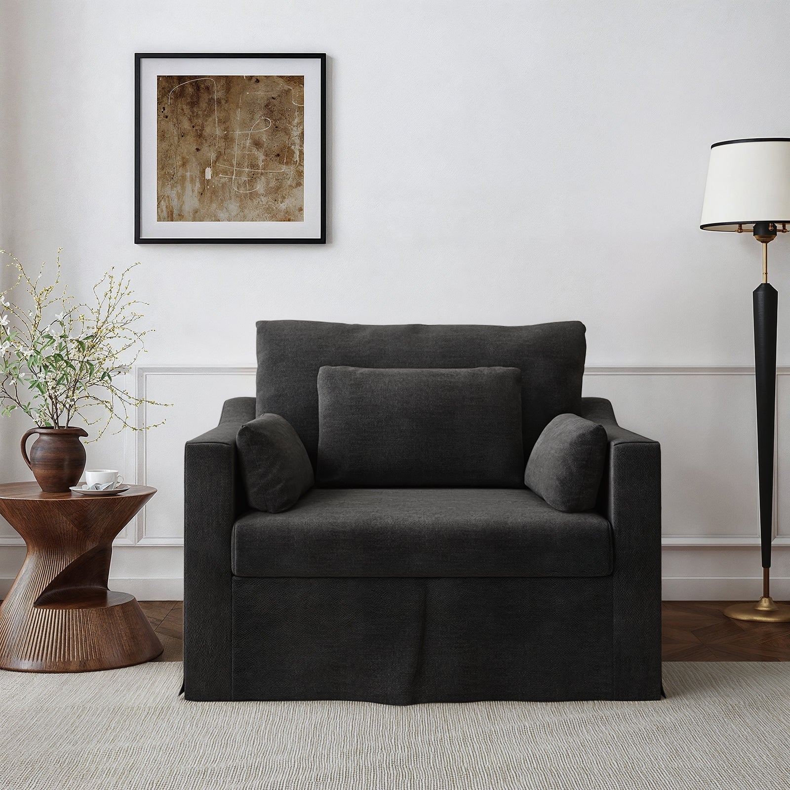 Slipcovered Living Room Chair