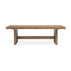 Magnussen Home Lindon Belgian Wheat Trestle Dining Table