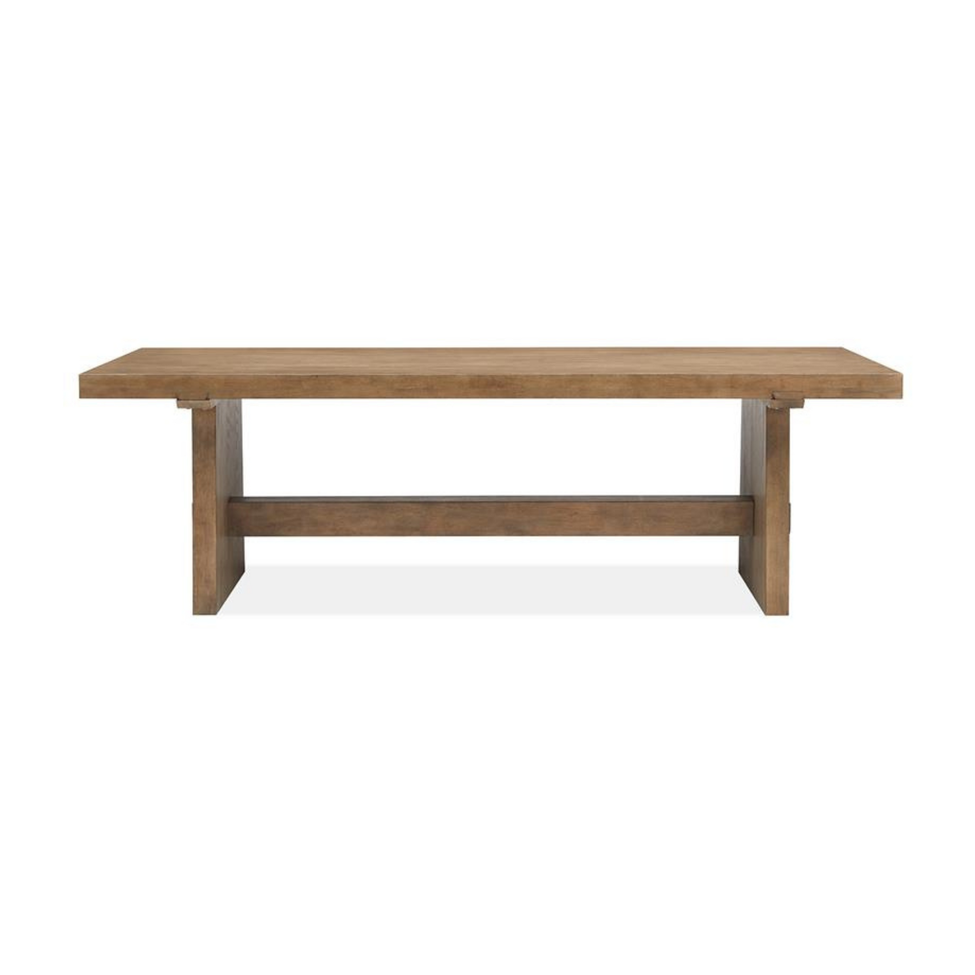 Magnussen Home Lindon Belgian Wheat Trestle Dining Table