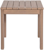 Newport Acacia Wood Outdoor Patio End / Side Table