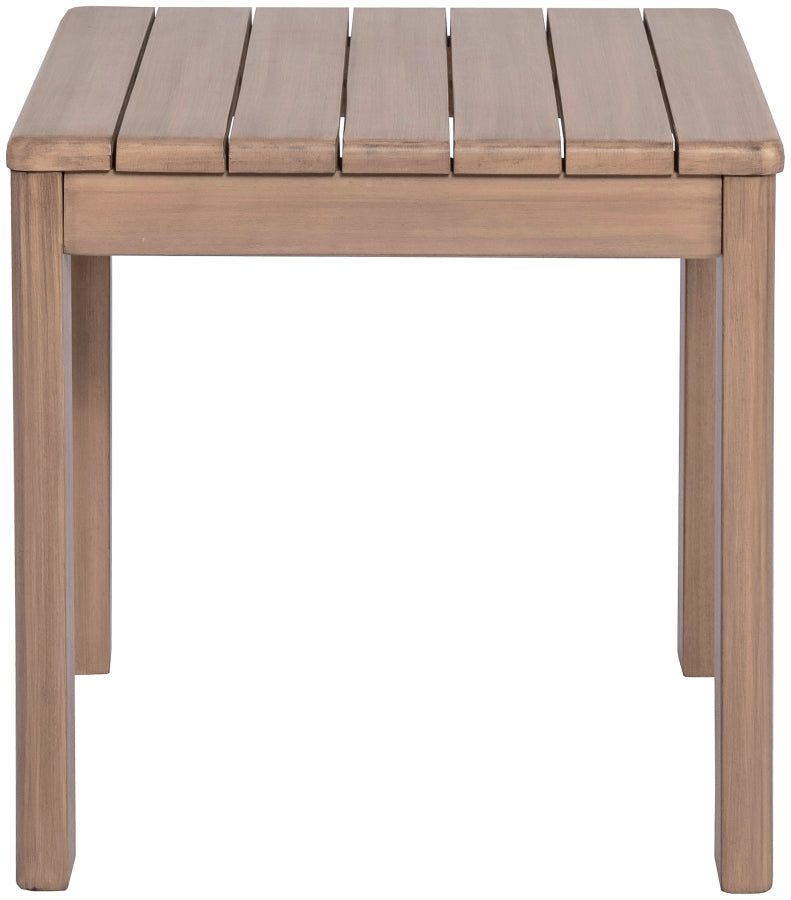 Newport Acacia Wood Outdoor Patio End / Side Table