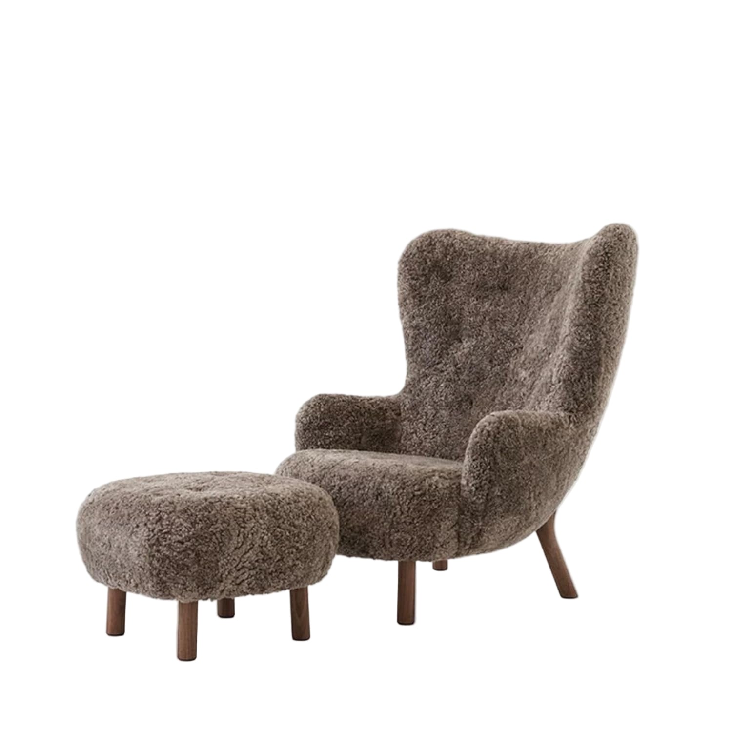Lambswool Lounge Chair Coffee