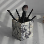 Genuine Calacatta Viola Marble Countertop Organizer