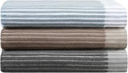 Martex Restore Sculpted Stripe Bath Towel