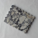 Genuine Calacatta Viola Scalloped Marble Tray
