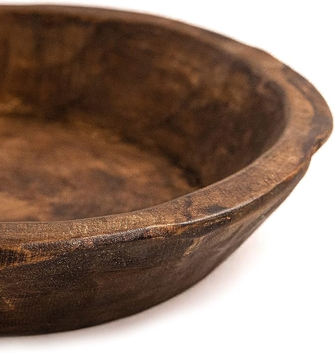 Red Barn Candle Company Wooden Dough Bowl - 12" Round