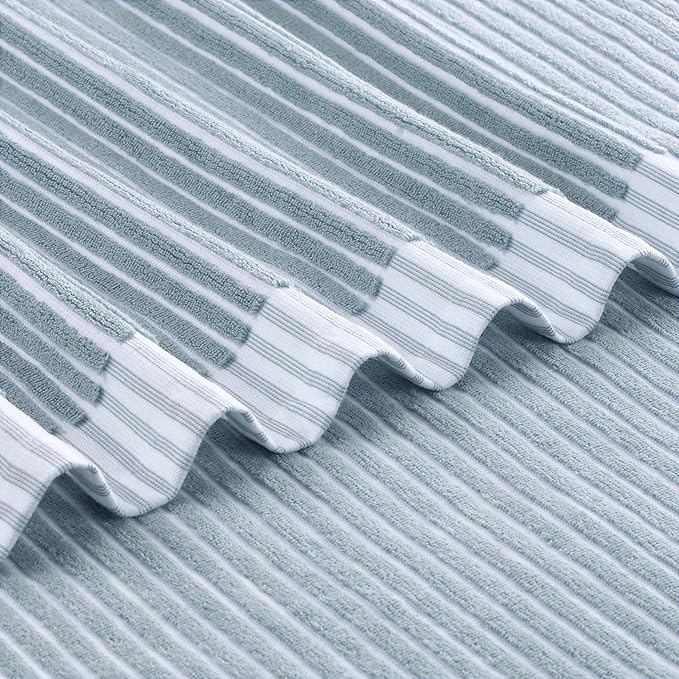 Martex Restore Sculpted Stripe Bath Towel