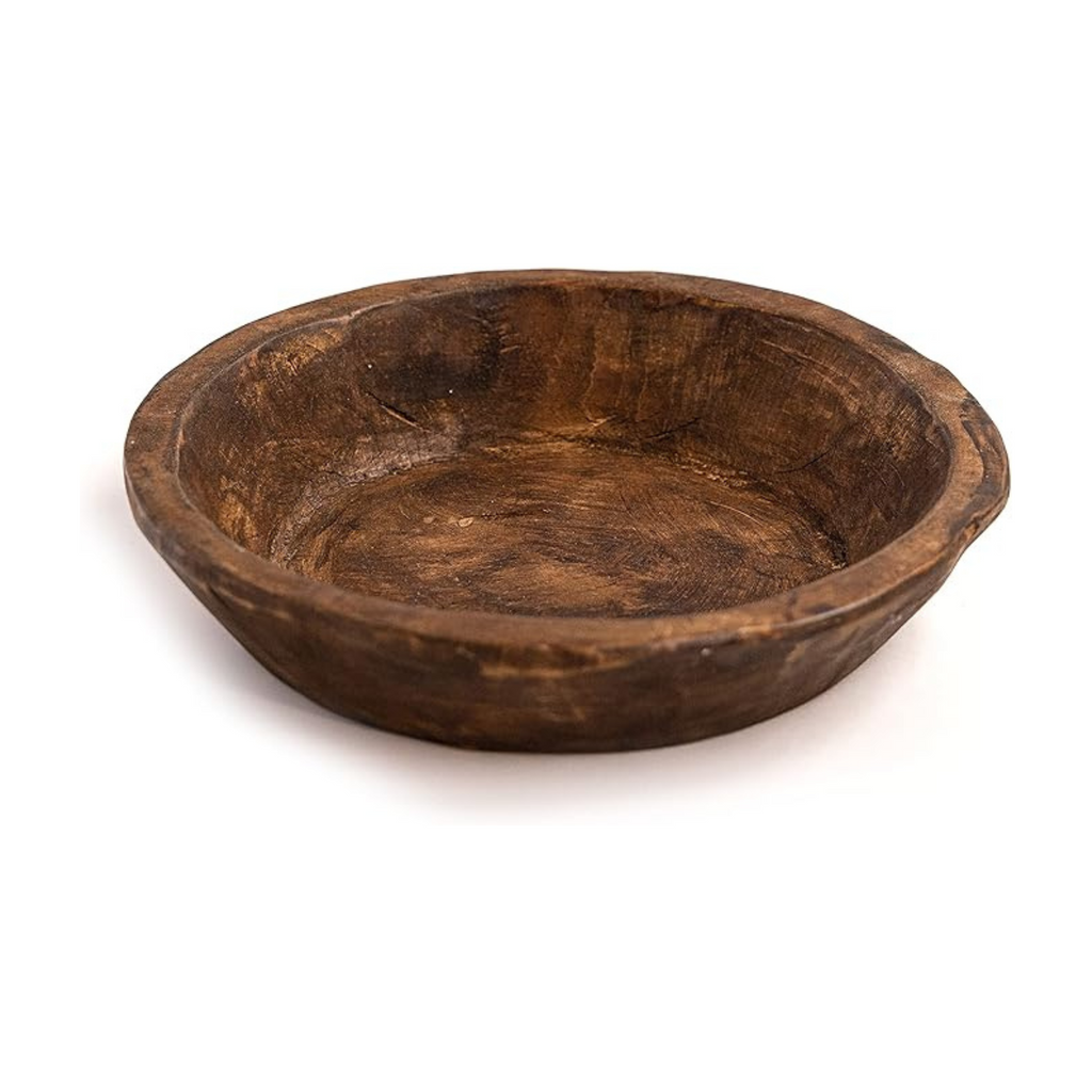 Red Barn Candle Company Wooden Dough Bowl - 12" Round
