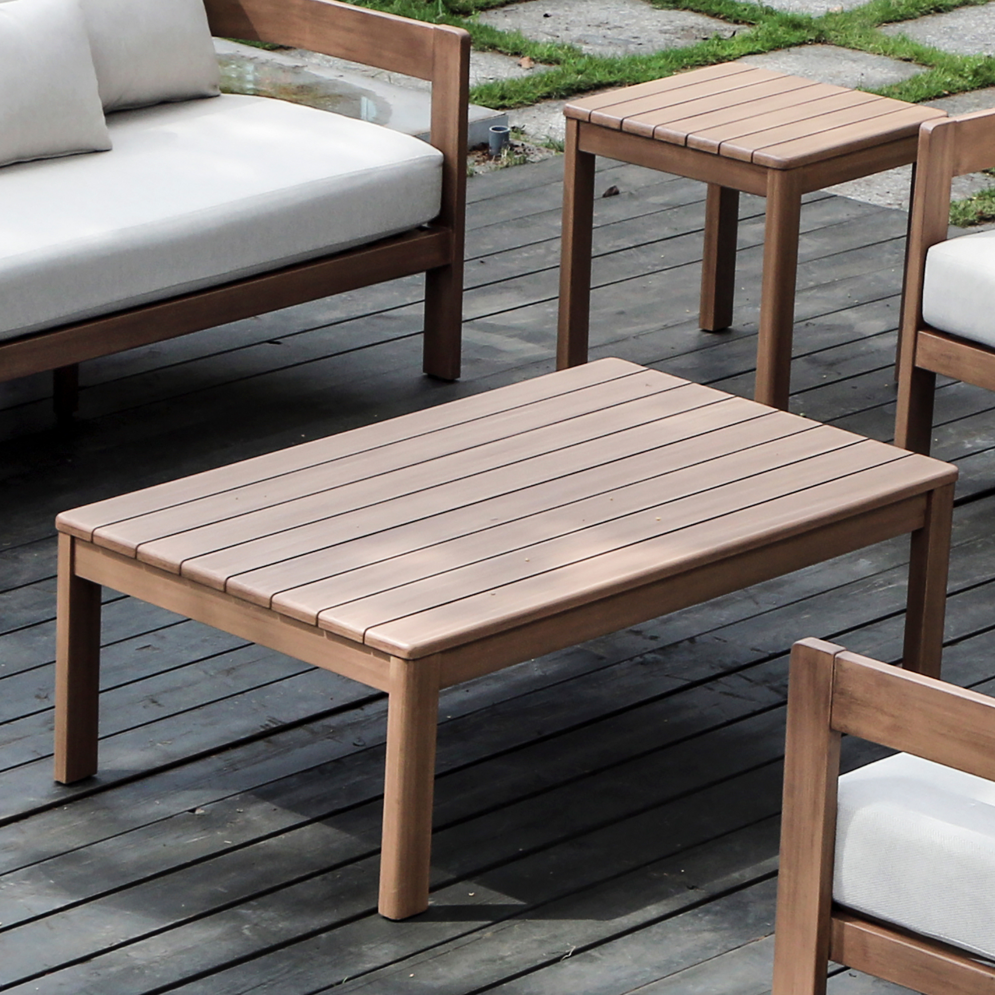 Newport Acacia Wood Outdoor Coffee Table