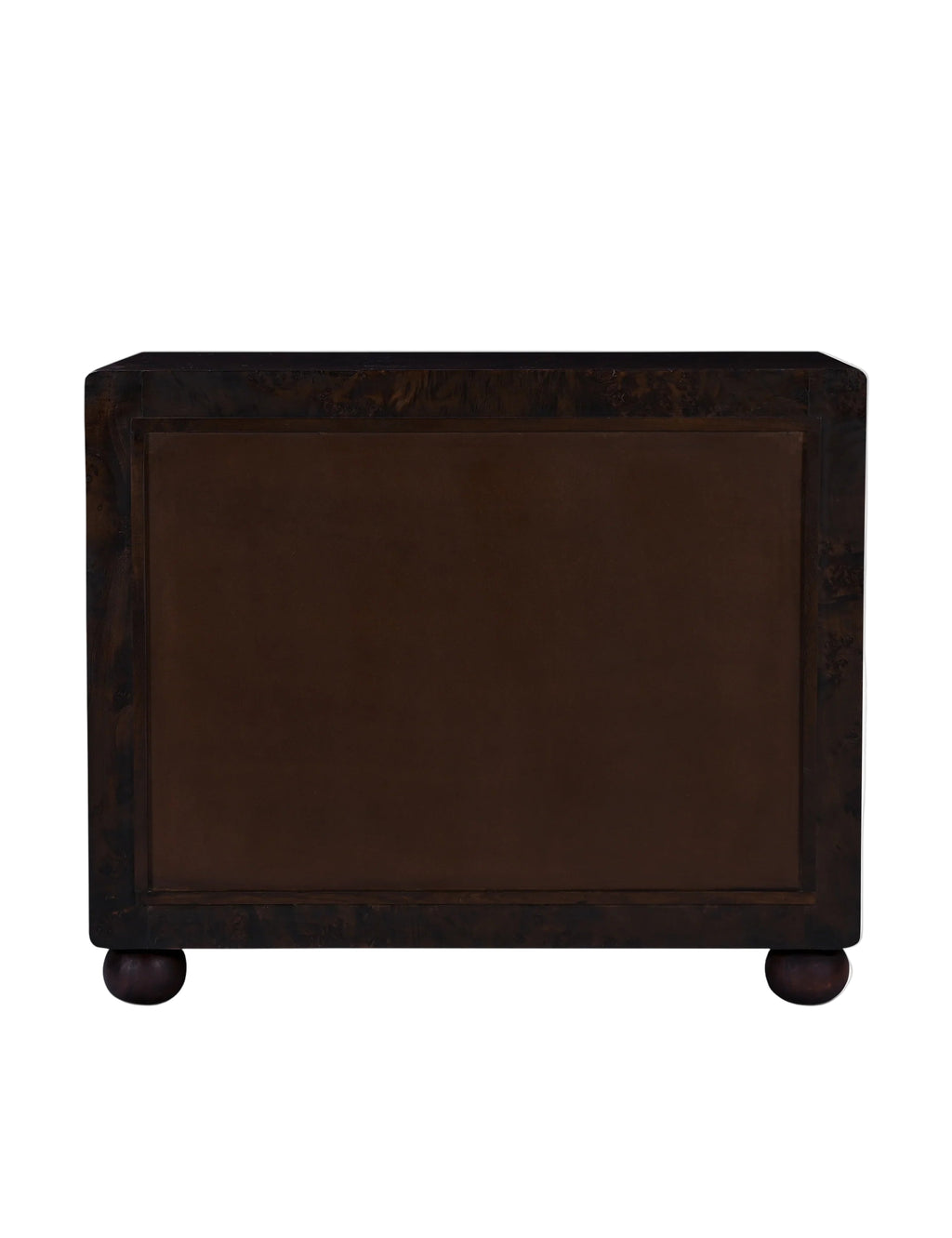 Moe's Home Collection York 3 Drawer Nightstand, Dark Brown