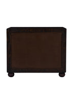 Moe's Home Collection York 3 Drawer Nightstand, Dark Brown