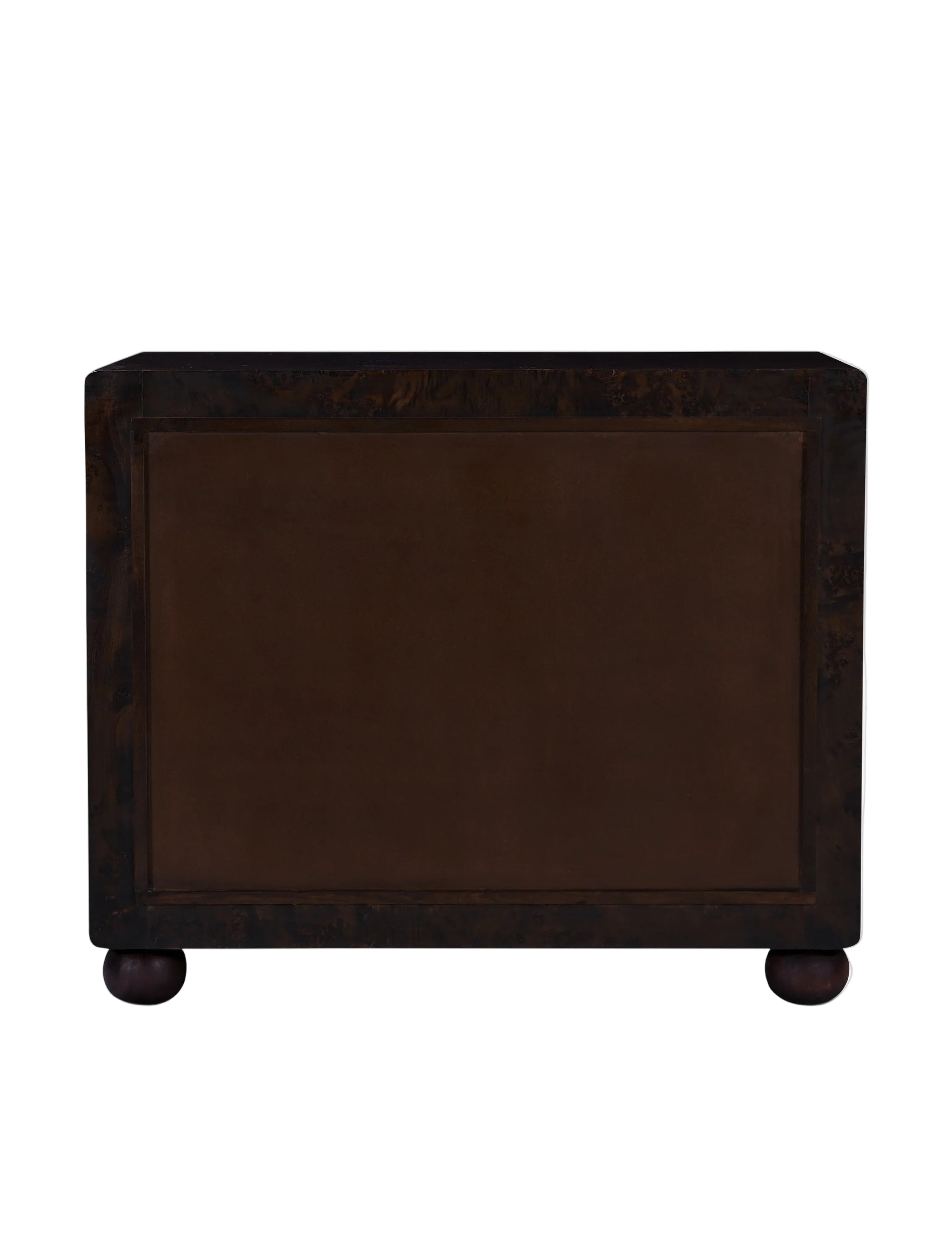 Moe's Home Collection York 3 Drawer Nightstand, Dark Brown