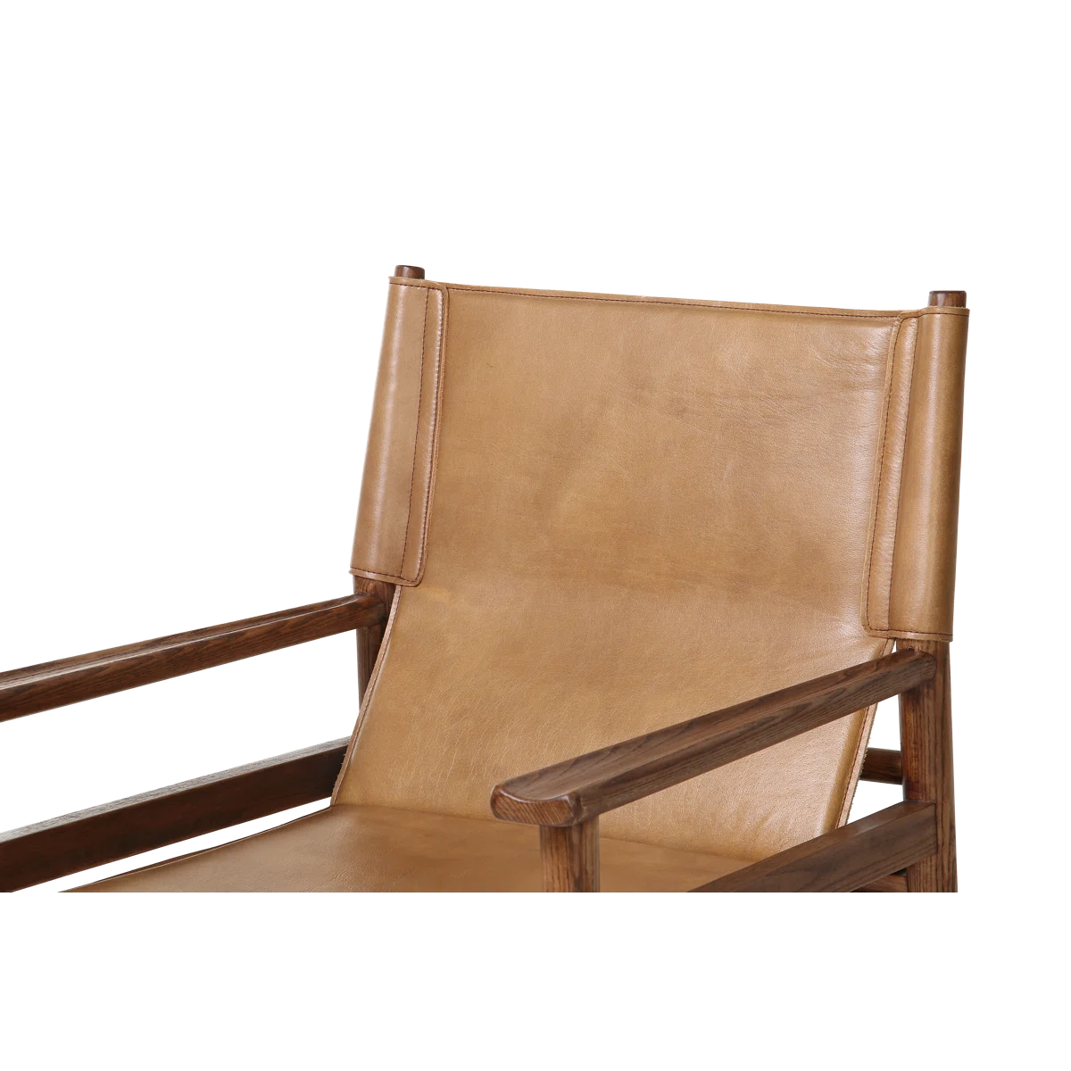 Moe's Home Collection Remy Leather Dining Chair, Brown